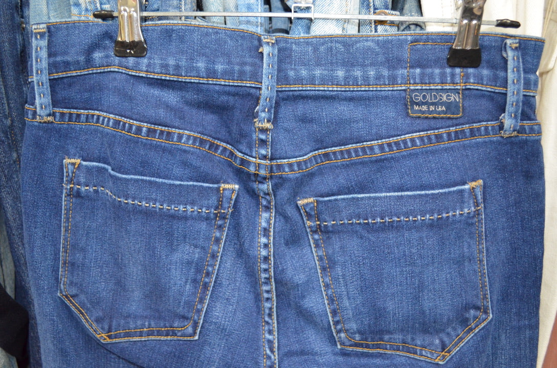 RRP $585  GOLDSIGN JEANS - Size 25 - as new, amazing denim!