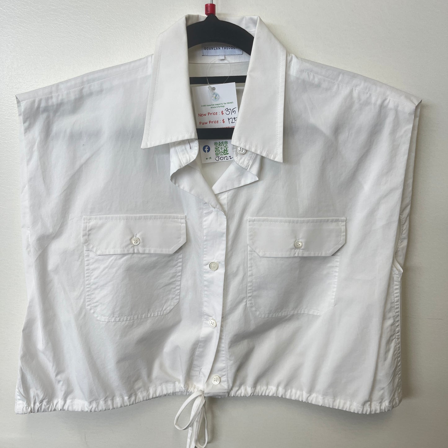 RRP $375 Scanlan Theodore parachute crop top - size 10