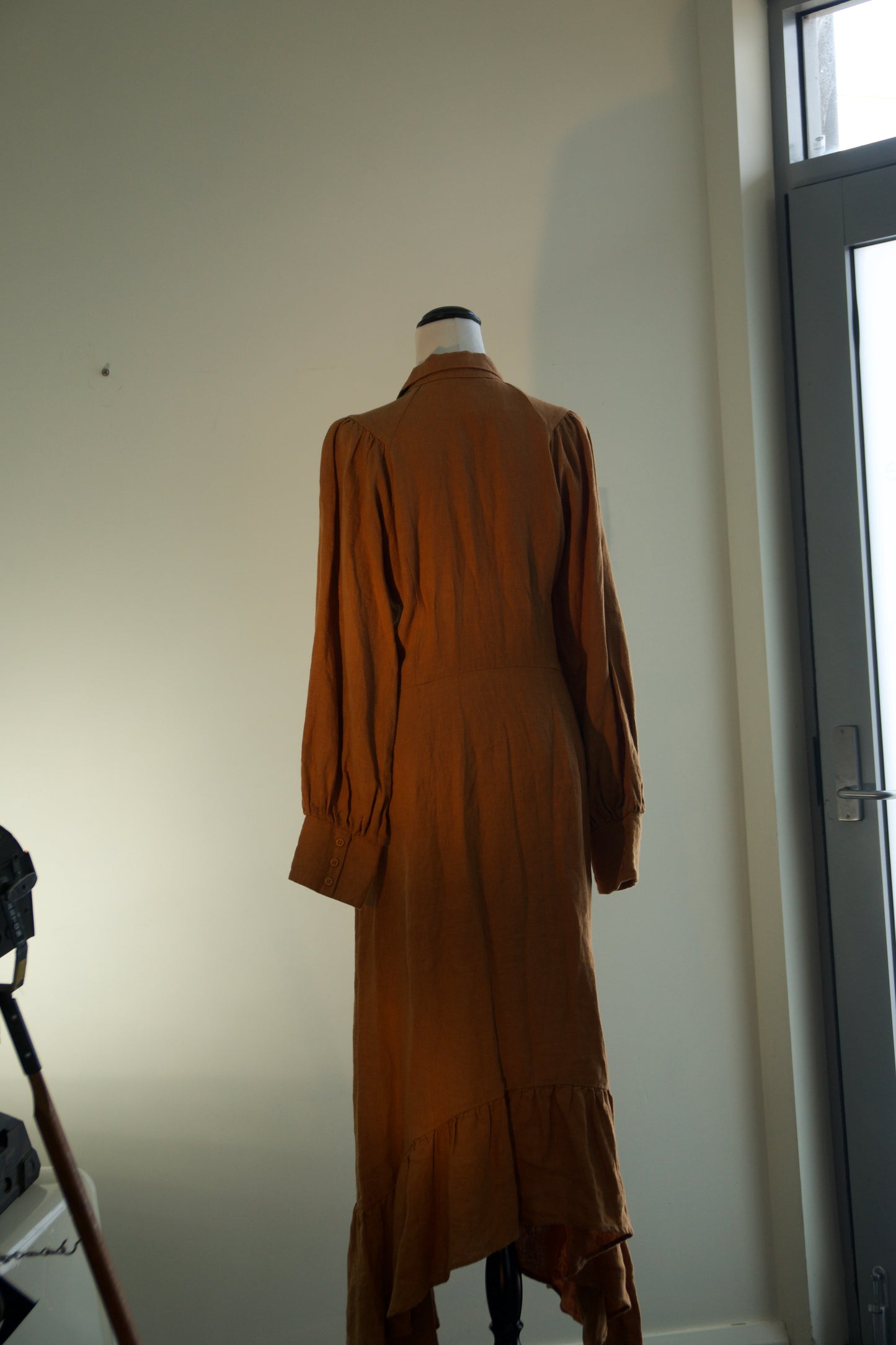 RRP $445 - Size 3 - Morrison Madison Linen Dress in RUST