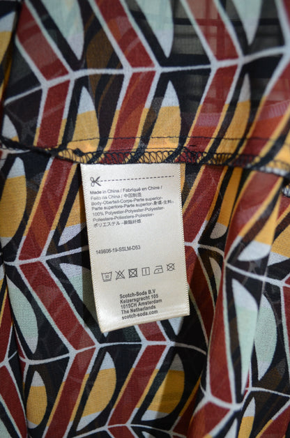 RRP $199 Scotch and Soda Blouse - quirky and stunning