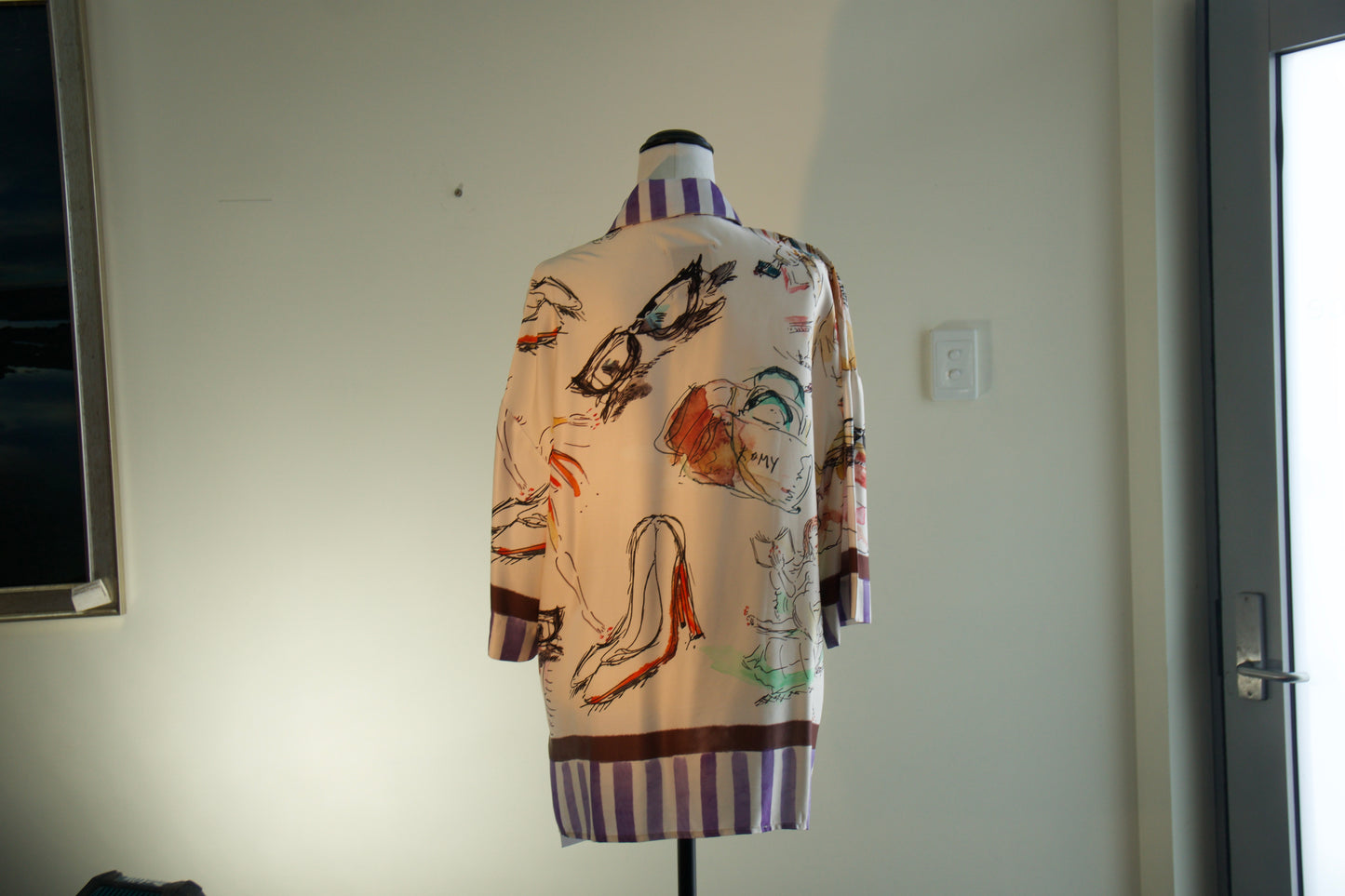 RRP$320 - Romy Salamanca Shirt in Salamanca 2.0 Print Size S