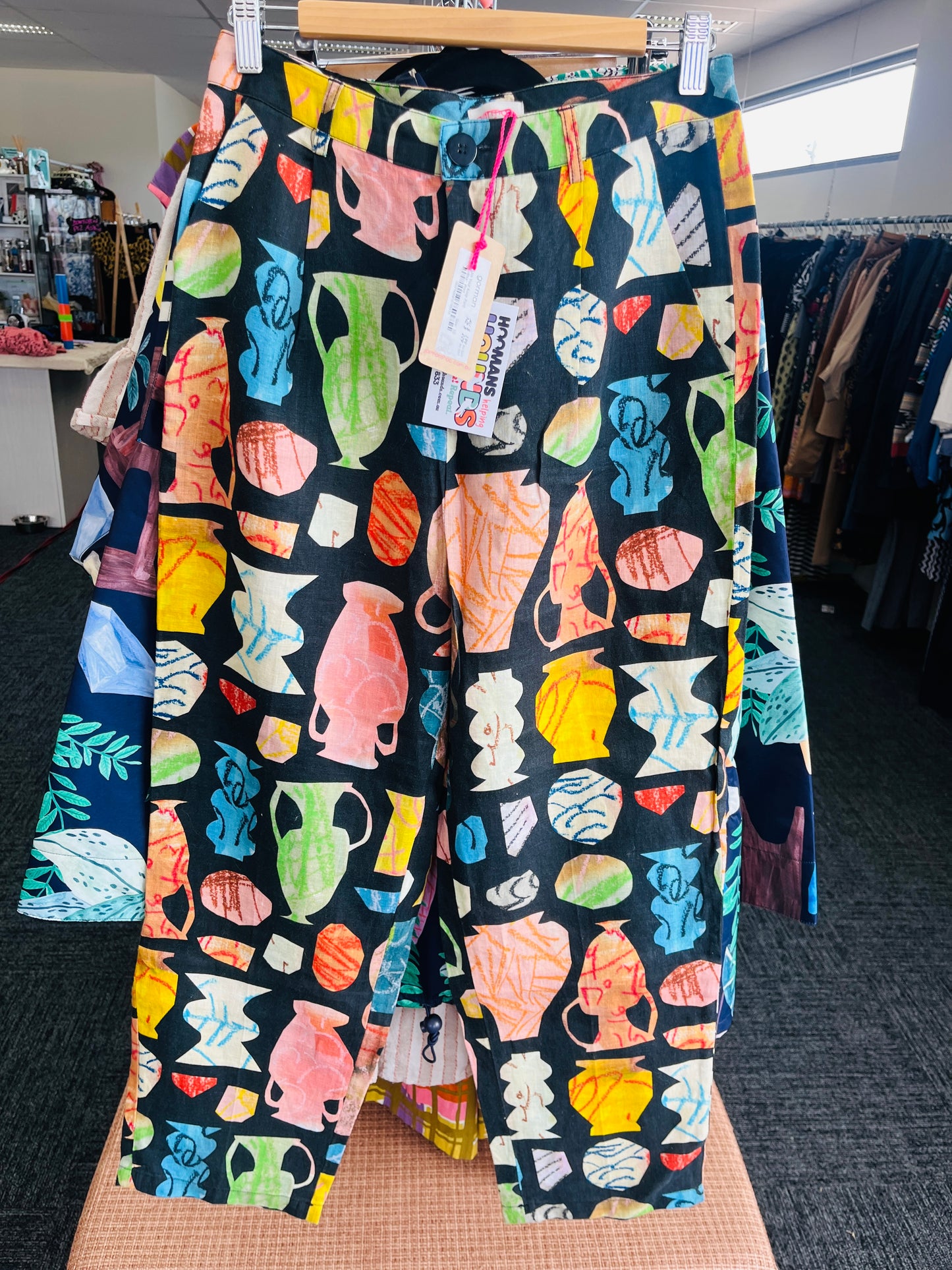 Colorful patterned pants