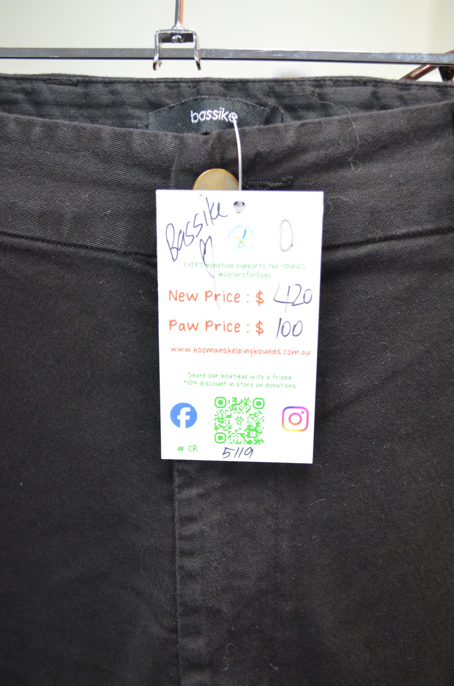 RRP $420 Bassike pants - size 10 - tapered pants