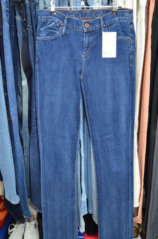 RRP $585  GOLDSIGN JEANS - Size 25 - as new, amazing denim!