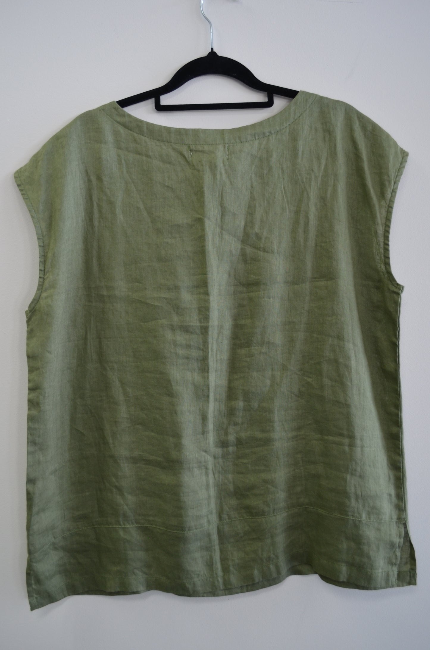 RRP$120 - Linen vest top - OJ Naturals - NEW with TAGS