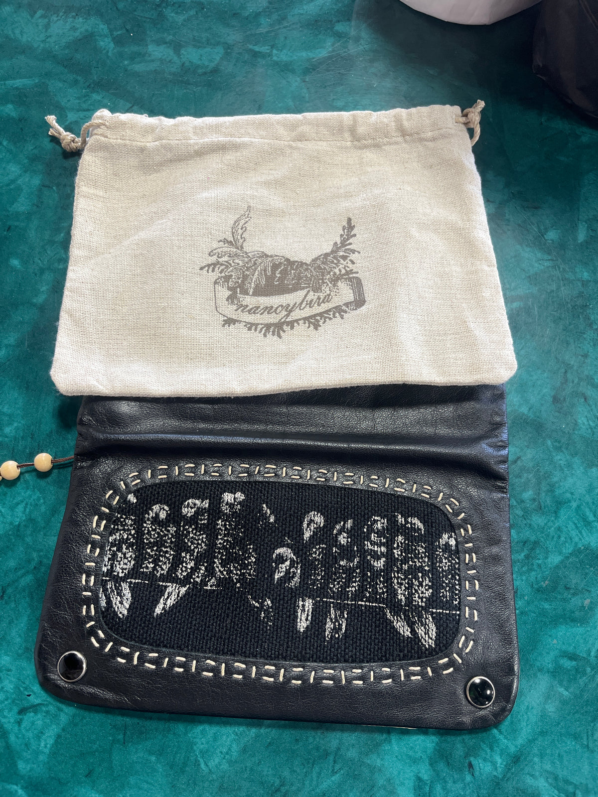 Nancy Bird : RRP $189 LEATHER purse - pre-loved.