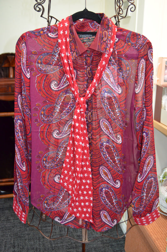 RRP $170 Scotch and Soda Blouse - New with TAGS Size S