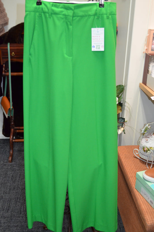 RRP $325 Marella Pants GREEN AF - Size 10 (no tags)