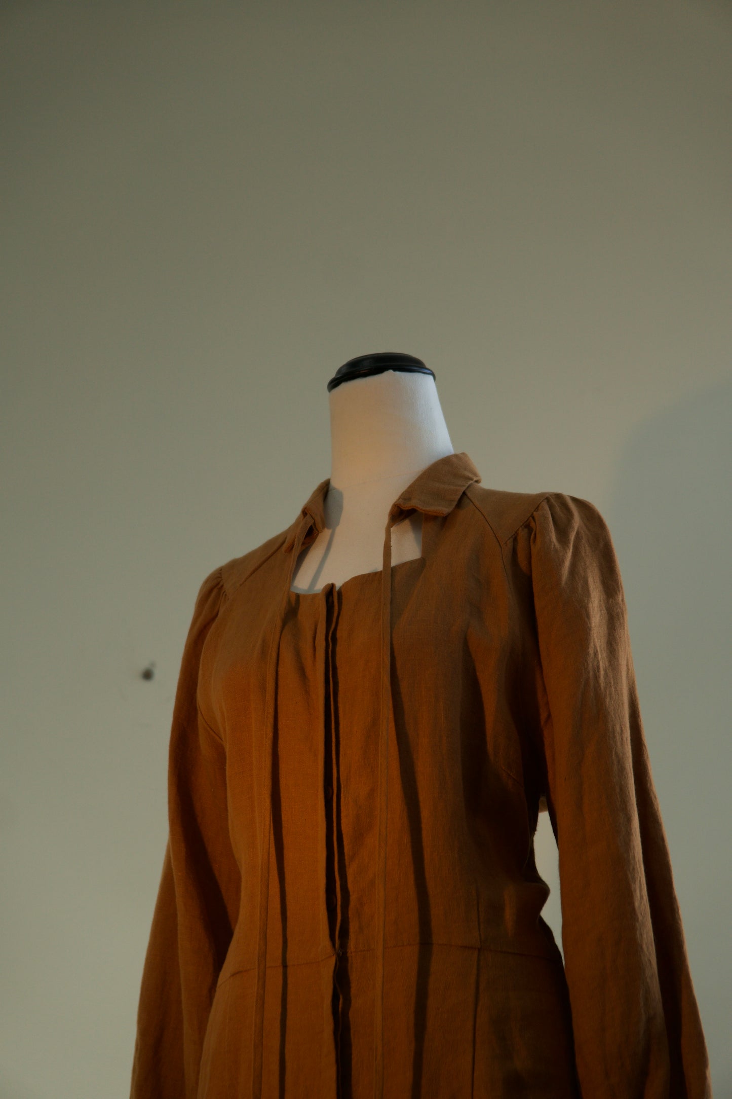 RRP $445 - Size 3 - Morrison Madison Linen Dress in RUST