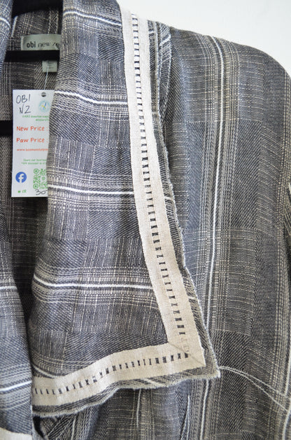 RRP$399 - OBI New Zealand Linen jacket size 10 - amazing top