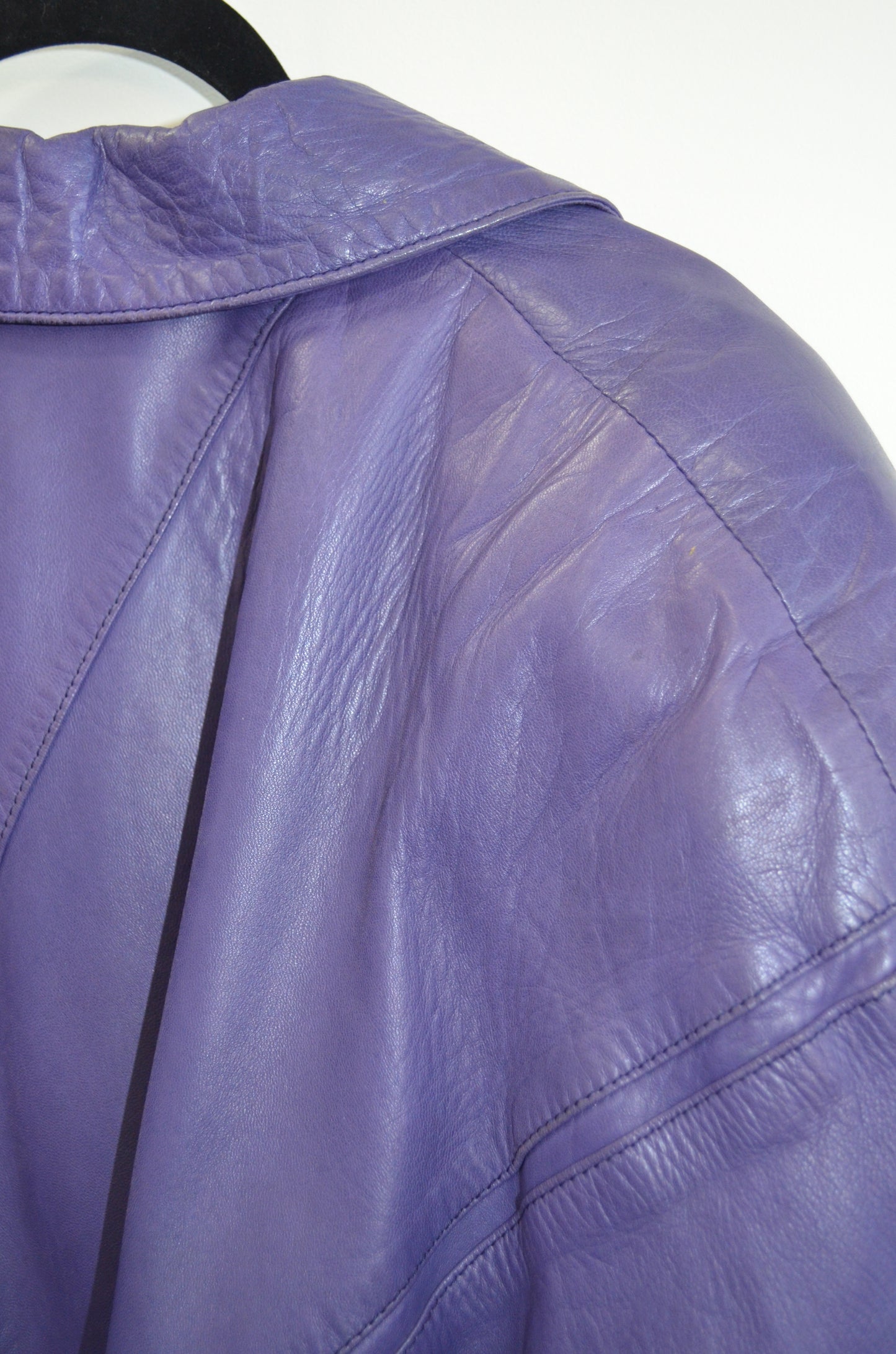 in 1975 cost $1000 VINTAGE Silver Fox Leather Suit - Size 10-12 - MAGIC!