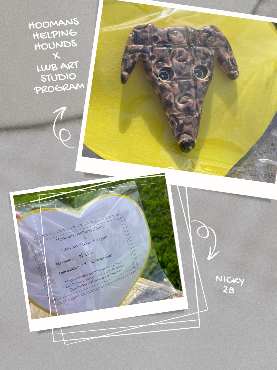 Hoomans Helping Hounds X LWB Art Studio Program.