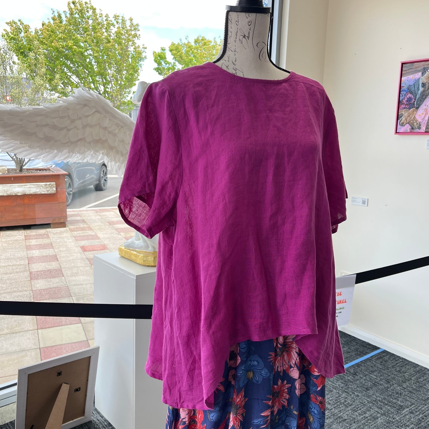 RRP $129 Cake Linen Shirt - Size XL