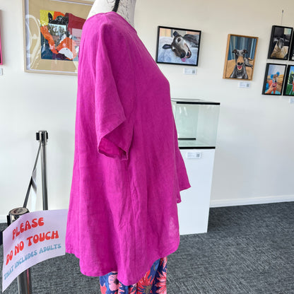 RRP $129 Cake Linen Shirt - Size XL