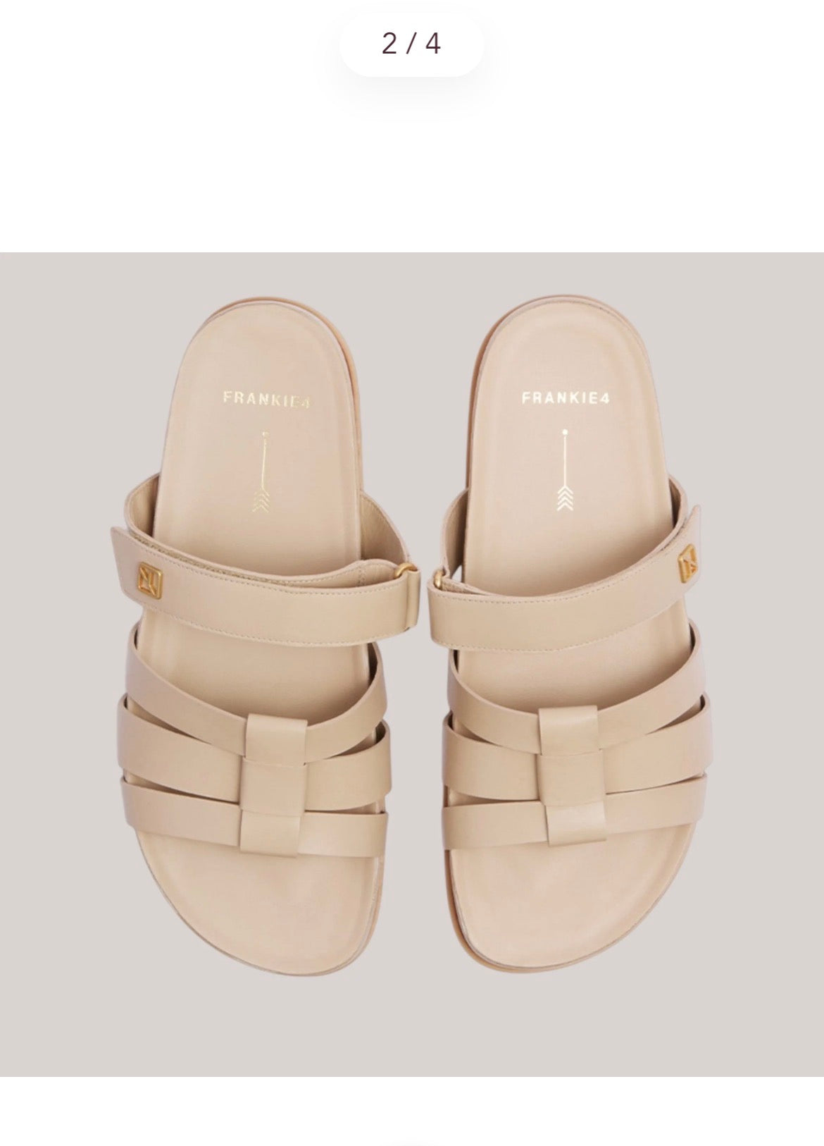 RRP $249 Frankie 4 : slides :  NEW never worn