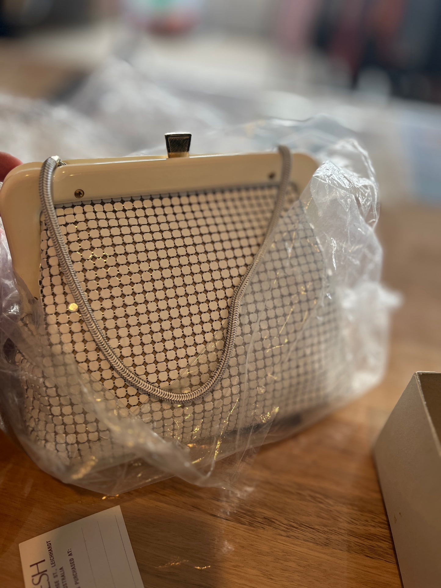 Glomesh Bag - New with box and tags never used - Made in Australia