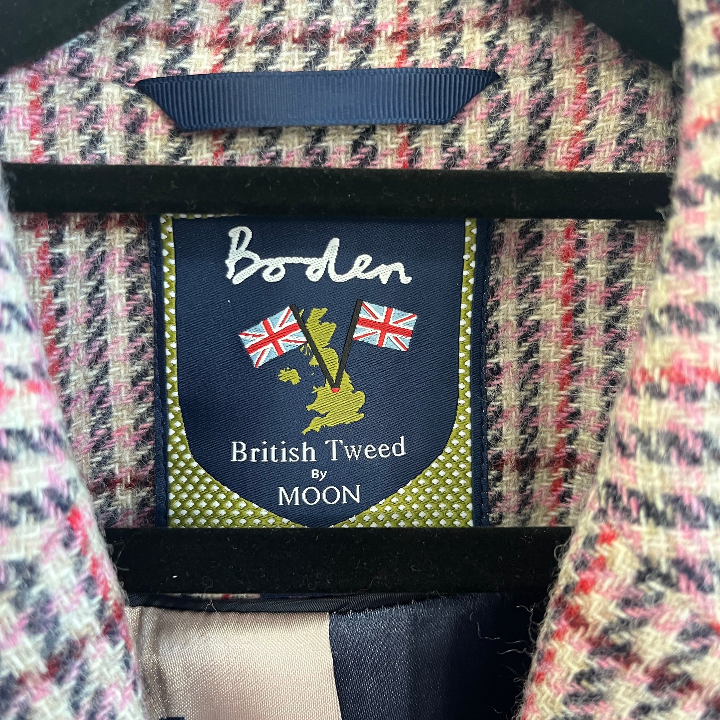RRP $430 - Boden Moon Harris Tweed Jacket Size 12P