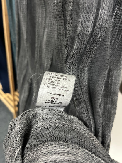 RRP $665 ITALIAN BRAND : TRANSIT PAR SUCH - CHOCOLATE GREY TUNIC / DRESS. WITH SLIP (Copy)