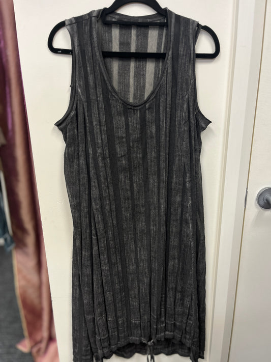 RRP $665 ITALIAN BRAND : TRANSIT PAR SUCH - CHOCOLATE GREY TUNIC / DRESS. WITH SLIP (Copy)