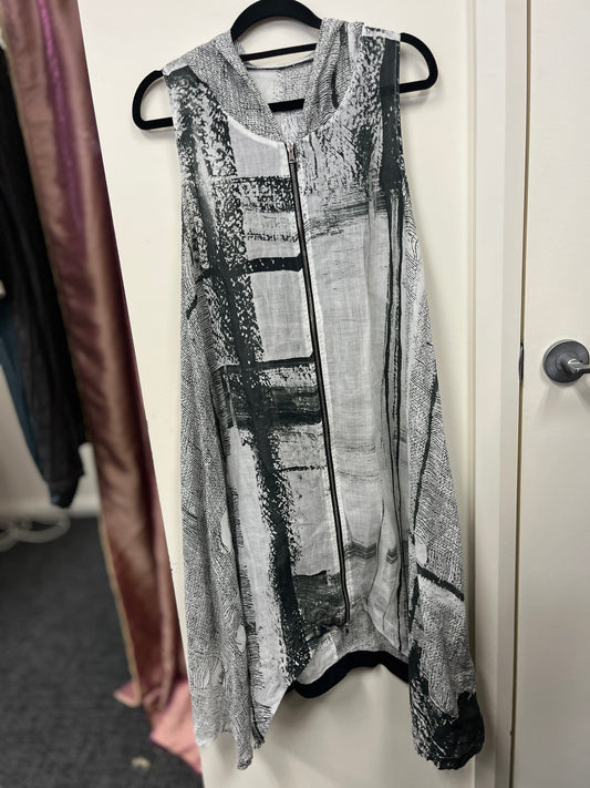 RRP $995 ITALIAN BRAND : TRANSIT PAR SUCH - LONG TUNIC / VEST