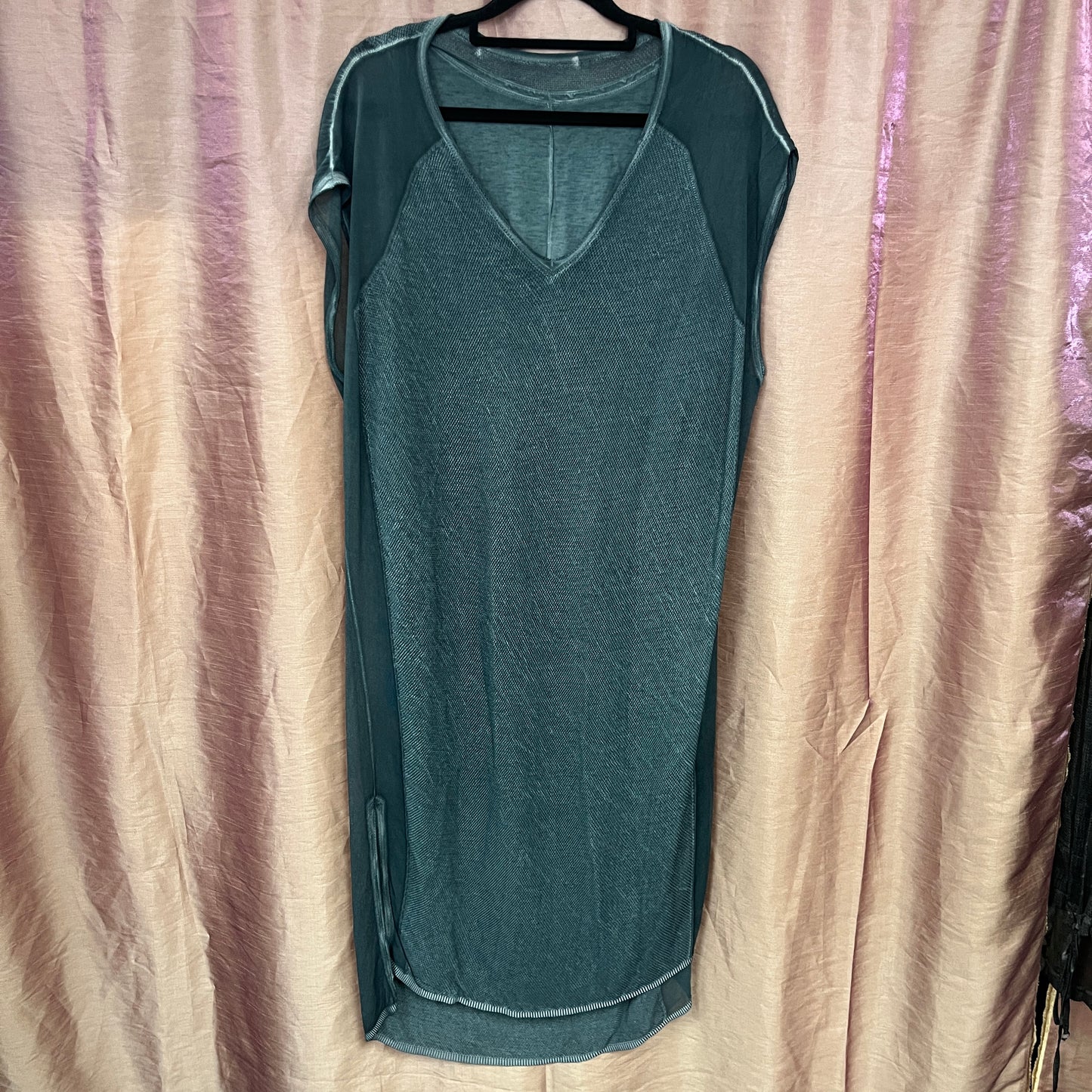RRP $865 ITALIAN BRAND : TRANSIT PAR SUCH - GREEN DRESS WITH SLIP