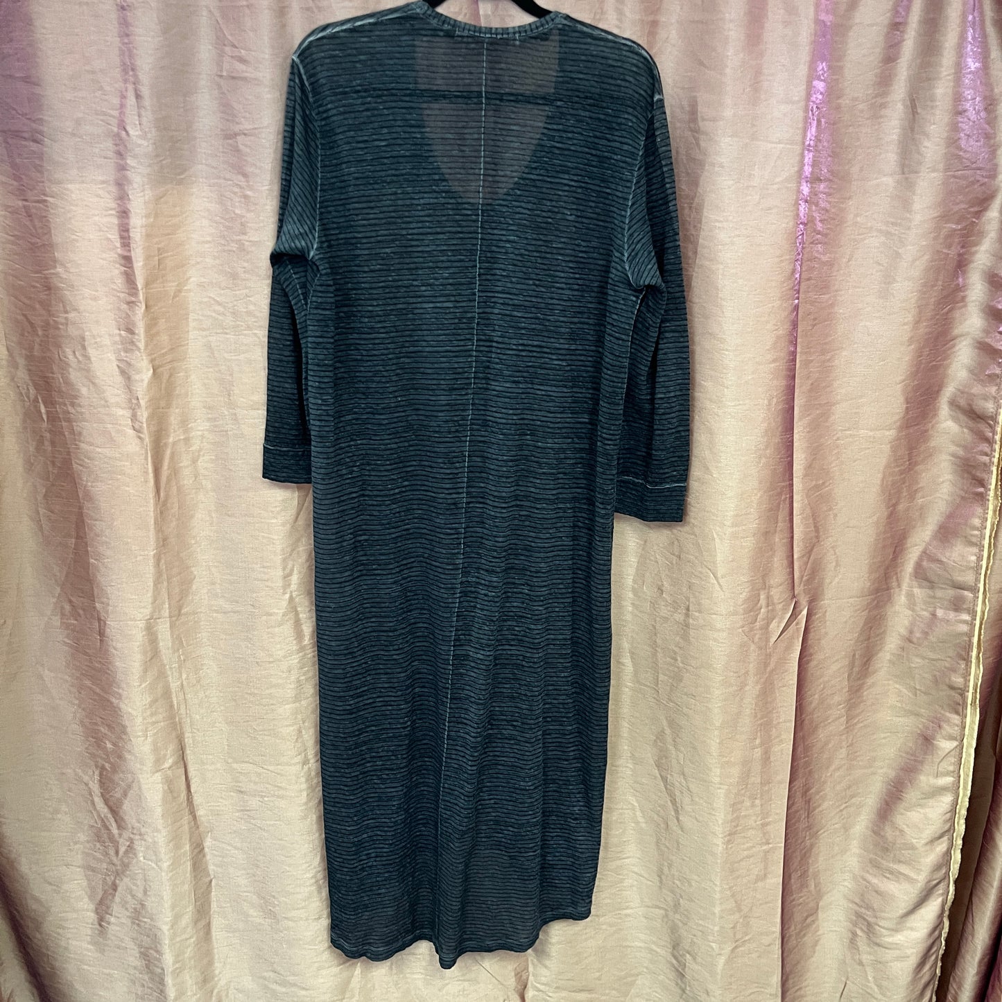 RRP $595 ITALIAN BRAND : TRANSIT PAR SUCH - GREEN / GREY STRIPE DRESS
