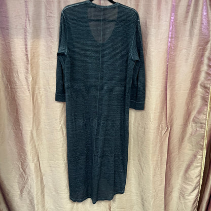 RRP $595 ITALIAN BRAND : TRANSIT PAR SUCH - GREEN / GREY STRIPE DRESS
