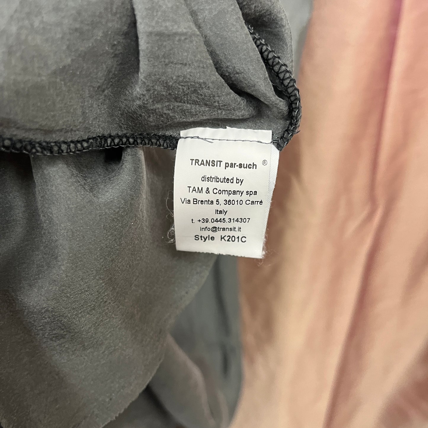 RRP $1089 ITALIAN BRAND : TRANSIT PAR SUCH - DRESS - 100% SILK