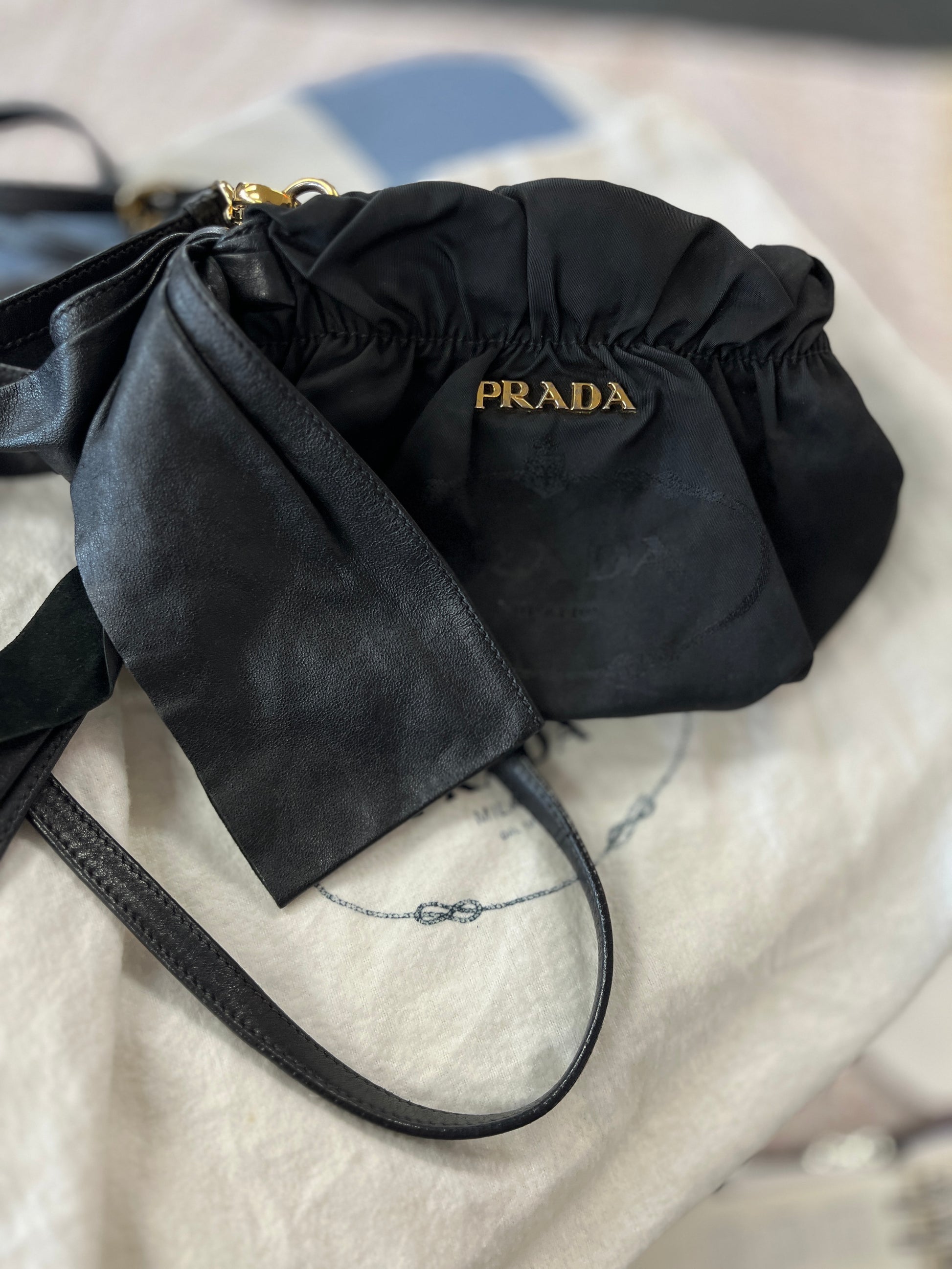 Black Prada handbag