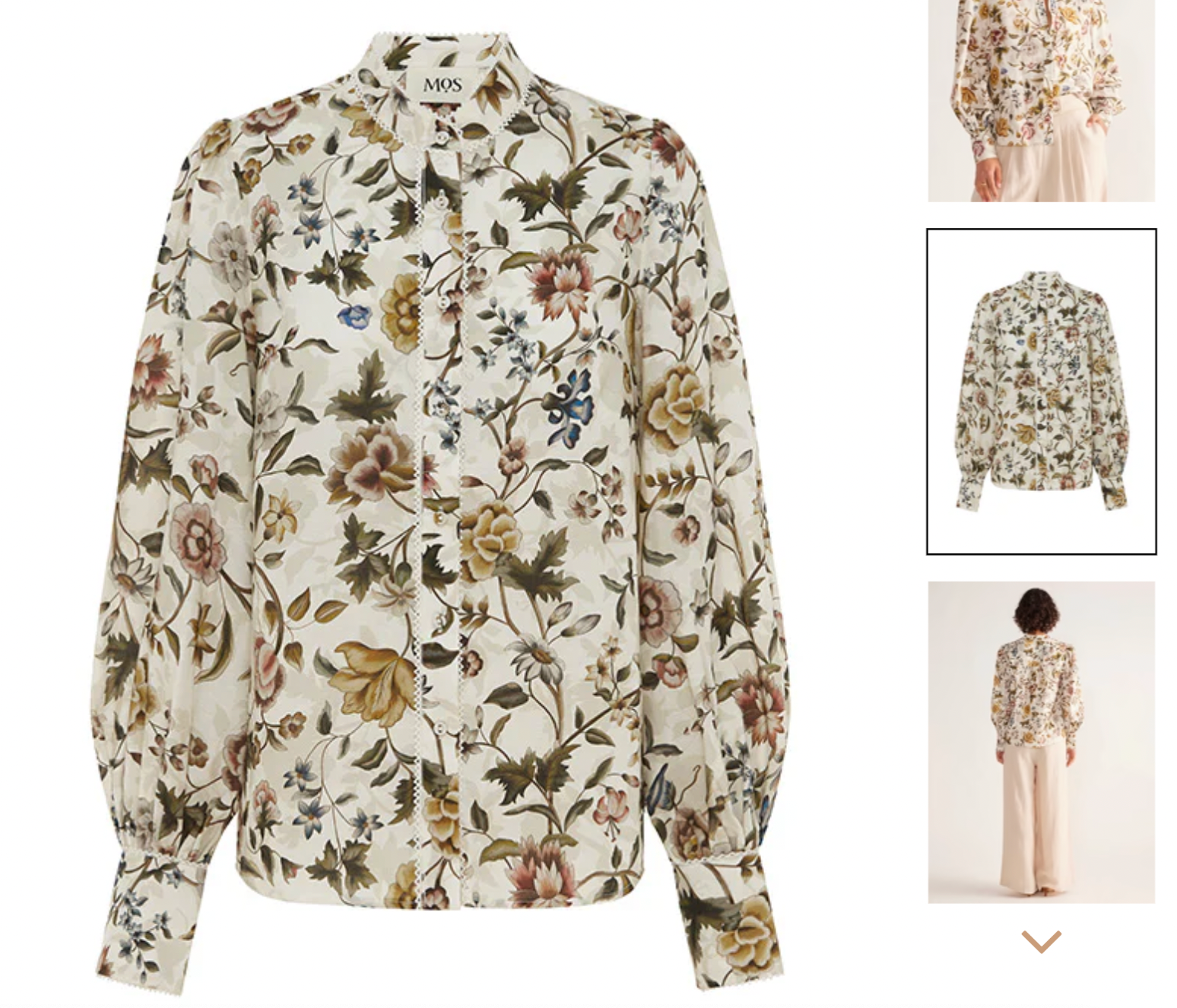 Floral patterned shirt