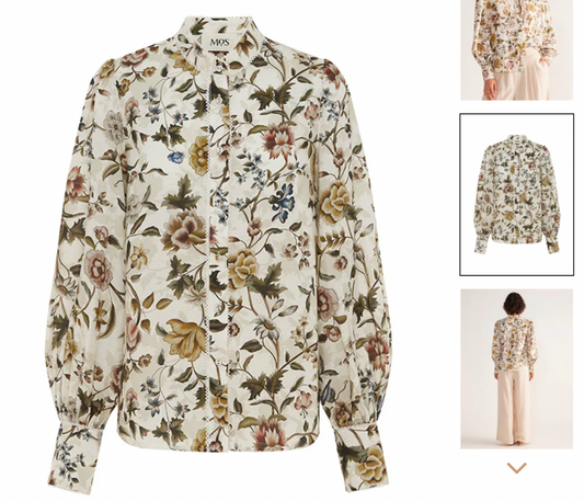 Floral patterned shirt