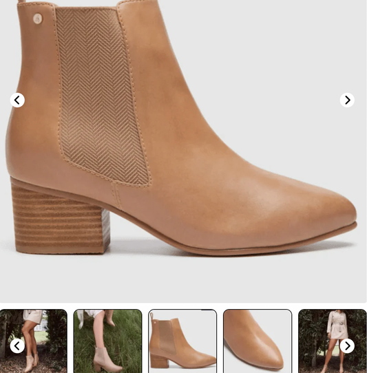 RRP $329 Frankie 4  Shauna Blonde Boots :  Pre-loved